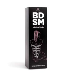 Comprar SECRETPLAY - CUERDA BONDAGE NEGRA BDSM COLLECTION al mejor precio - Envíos Discretos