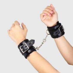 Comprar SECRETPLAY - ESPOSAS NEGRAS BDSM COLLECTION al mejor precio - Envíos Discretos
