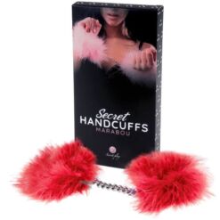 Comprar SECRETPLAY - ESPOSAS ROJO MARABÚ al mejor precio - Envíos Discretos
