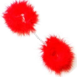 Comprar SECRETPLAY - ESPOSAS ROJO MARABÚ al mejor precio - Envíos Discretos