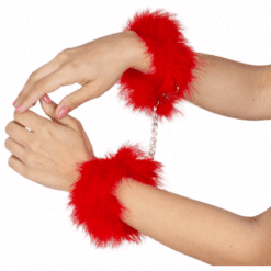 Comprar SECRETPLAY - ESPOSAS ROJO MARABÚ al mejor precio - Envíos Discretos
