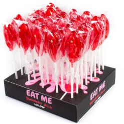 Comprar SECRETPLAY - EXPOSITOR SURTIDO PIRULETAS VAGINA FRESA 40 UNIDADES al mejor precio - Envíos Discretos
