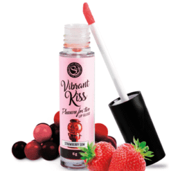 Comprar SECRETPLAY - LIP GLOSS VIBRANT KISS CHICLE DE FRESA al mejor precio - Envíos Discretos