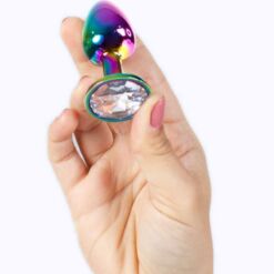 Comprar SECRETPLAY - METAL BUTT PLUG MULTICOLOR TALLA S 7 CM al mejor precio - Envíos Discretos