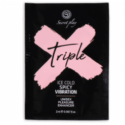 Comprar SECRETPLAY - MONODOSIS TRIPLE X INTENSIFICADOR PLACER al mejor precio - Envíos Discretos