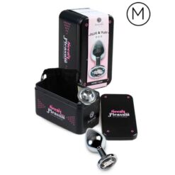 Comprar SECRETPLAY - PLUG ANAL ALUMINIO TRANSPARENTE 7 CM al mejor precio - Envíos Discretos