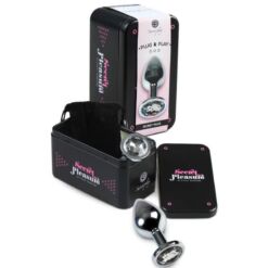 Comprar SECRETPLAY - PLUG ANAL ALUMINIO TRANSPARENTE 8 CM al mejor precio - Envíos Discretos