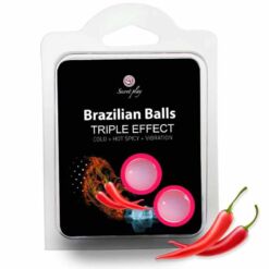 Comprar SECRETPLAY - SET 2 BRAZILIAN BALLS TRIPLE EFECTO al mejor precio - Envíos Discretos