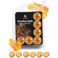 Comprar SECRETPLAY - SET 6 BRAZILIAN BALLS EFECTO CALOR al mejor precio - Envíos Discretos