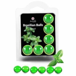 Comprar SECRETPLAY - SET 6 BRAZILIANS BALLS MENTA al mejor precio - Envíos Discretos
