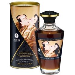 Comprar SHUNGA - ACEITE MASAJE EFECTO CALOR SABOR CAFÉ 100 ML al mejor precio - Envíos Discretos