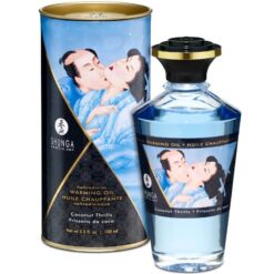 Comprar SHUNGA - ACEITE MASAJE EFECTO CALOR SABOR COCO 100 ML al mejor precio - Envíos Discretos