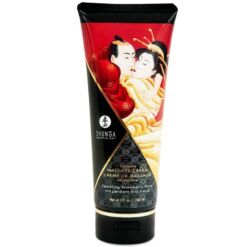 Comprar SHUNGA - CREMA MASAJE FRESAS Y CAVA 200 ML al mejor precio - Envíos Discretos