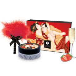 Comprar SHUNGA - KIT POLVOS DE MASAJE COMESTIBLE FRESA al mejor precio - Envíos Discretos