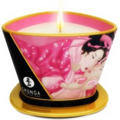 Comprar SHUNGA - MINI CARESS BY CANDELIGHT VELA MASAJE ROSAS AFRODISÍACAS 170 ML al mejor precio - Envíos Discretos