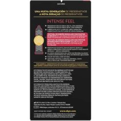 Comprar SKYN - PRESERVATIVO INTENSE FEEL TEXTURA CON DISEÑO ONDULADO 10 UNIDADES al mejor precio - Envíos Discretos
