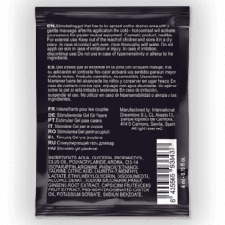 Comprar SPARTAN - GEL POTENCIADOR ERECCIÓN EFECTO FRÍO-CALOR 100% VEGANO 4ML al mejor precio - Envíos Discretos