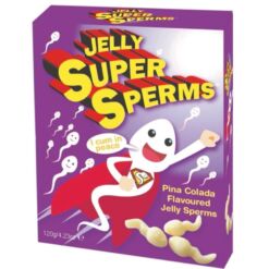 Comprar SPENCER & FLEETWOOD - JELLY SUPER SPERM GOMINOLAS FORMA ESPERMA 120 GR al mejor precio - Envíos Discretos