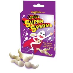 Comprar SPENCER & FLEETWOOD - JELLY SUPER SPERM GOMINOLAS FORMA ESPERMA 120 GR al mejor precio - Envíos Discretos
