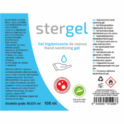 Comprar STERGEL - GEL HIDROALCOHÓLICO HIGIENIZANTE DE MANOS ALOE VERA 100ML al mejor precio - Envíos Discretos