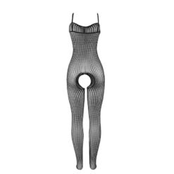 Comprar SUBBLIME - 951726 BODYSTOCKING CROTCHLESS DE REJILLA ELÁSTICO NEGRO TALLA ÚNICA al mejor precio - Envíos Discretos