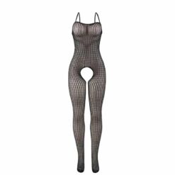 Comprar SUBBLIME - 951726 BODYSTOCKING CROTCHLESS DE REJILLA ELÁSTICO NEGRO TALLA ÚNICA al mejor precio - Envíos Discretos