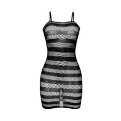 Comprar SUBBLIME - 951733 VESTIDO DE REJILLA CON FRANJAS NEGRO TALLA ÚNICA al mejor precio - Envíos Discretos