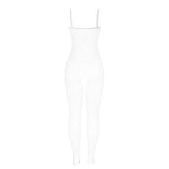 Comprar SUBBLIME - 951740 BODYSTOCKING CROTCHLESS DE REJILLA CON LAZOS BLANCO TALLA ÚNICA al mejor precio - Envíos Discretos