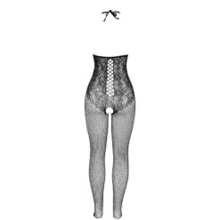 Comprar SUBBLIME - 951849 BODYSTOCKING DE REJILLA COPA ABIERTA Y CUELLO HALTER NEGRO TALLA ÚNICA al mejor precio - Envíos Discretos