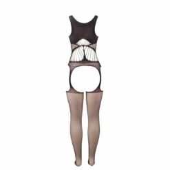 Comprar SUBBLIME - 951900 BODYSTOCKING CROTCHLESS DE REJILLA CON COPA Y HOMBROS ABIERTOS NEGRO TALLA ÚNICA al mejor precio - Envíos Discretos