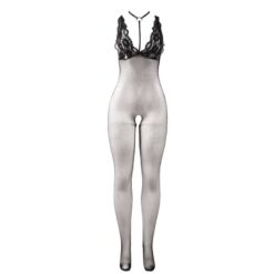 Comprar SUBBLIME - 951993 BODYSTOCKING CROTCHLESS DE REJILLA TRANSPARENTE NEGRO TALLA ÚNICA al mejor precio - Envíos Discretos
