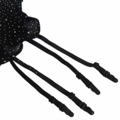 Comprar SUBBLIME - 952174 BODYSTOCKING DE REJILLA CON GUANTES Y DIAMANTES NEGRO TALLA ÚNICA al mejor precio - Envíos Discretos
