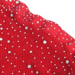 Comprar SUBBLIME - 952181 BODYSTOCKING DE REJILLA CON GUANTES Y DIAMANTES ROJO TALLA ÚNICA al mejor precio - Envíos Discretos