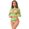 Comprar SUBBLIME - 952211 SET DE REJILLA 2 PIEZAS DE MANGA LARGA VERDE TALLA ÚNICA al mejor precio - Envíos Discretos