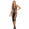 Comprar SUBBLIME - 952310 VESTIDO DE REJILLA LARGO NEGRO TALLA ÚNICA al mejor precio - Envíos Discretos