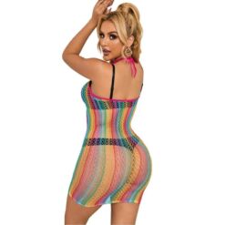 Comprar SUBBLIME - 952341 VESTIDO DE REJILLA ARCOIRIS TALLA ÚNICA al mejor precio - Envíos Discretos