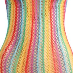 Comprar SUBBLIME - 952341 VESTIDO DE REJILLA ARCOIRIS TALLA ÚNICA al mejor precio - Envíos Discretos