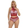 Comprar SUBBLIME - 952402 SET DE REJILLA CON BRILLANTES ROJO TALLA ÚNICA al mejor precio - Envíos Discretos
