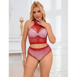 Comprar SUBBLIME - 952402 SET DE REJILLA CON BRILLANTES ROJO TALLA ÚNICA al mejor precio - Envíos Discretos