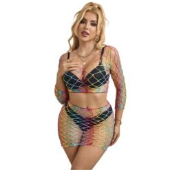 Comprar SUBBLIME - 952440 SET DE REJILLA 2 PIEZAS MANGA LARGA ARCOIRIS TALLA ÚNICA al mejor precio - Envíos Discretos