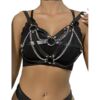 Comprar SUBBLIME - 953713 CINTURÓN DE BONDAGE PUNK HEBILLA METAL NEGRO TALLA ÚNICA al mejor precio - Envíos Discretos