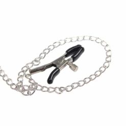 Comprar SUBBLIME - 953720 PINZAS PARA EL PECHO CON CORREA DE CUERO BONDAGE NEGRO TALLA ÚNICA al mejor precio - Envíos Discretos