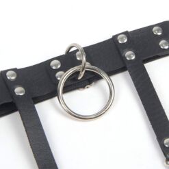 Comprar SUBBLIME - 953744 LIGA PUNK DE CUERO AJUSTABLE NEGRO TALLA ÚNICA al mejor precio - Envíos Discretos