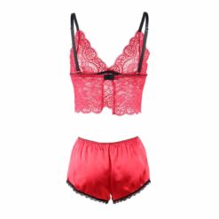 Comprar SUBBLIME - 953898 SET 3 PIEZAS ENCAJE Y SATEN ROJO S/M al mejor precio - Envíos Discretos