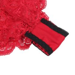 Comprar SUBBLIME - 953898 SET 3 PIEZAS ENCAJE Y SATEN ROJO S/M al mejor precio - Envíos Discretos
