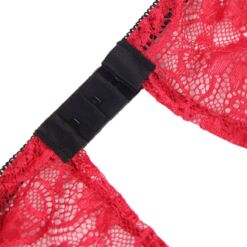 Comprar SUBBLIME - 953898 SET 3 PIEZAS ENCAJE Y SATEN ROJO S/M al mejor precio - Envíos Discretos