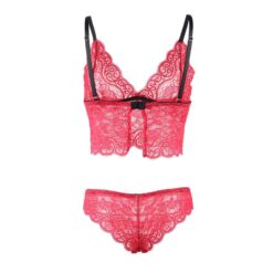 Comprar SUBBLIME - 953898 SET 3 PIEZAS ENCAJE Y SATEN ROJO S/M al mejor precio - Envíos Discretos