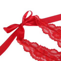 Comprar SUBBLIME - 953980 BODY SEXY CON VOLANTES + CINTURÓN ROJO L/XL al mejor precio - Envíos Discretos