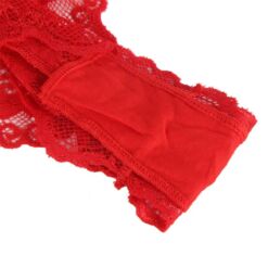 Comprar SUBBLIME - 953980 BODY SEXY CON VOLANTES + CINTURÓN ROJO L/XL al mejor precio - Envíos Discretos