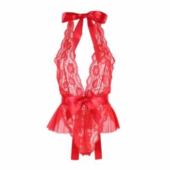 Comprar SUBBLIME - 953980 BODY SEXY CON VOLANTES + CINTURÓN ROJO L/XL al mejor precio - Envíos Discretos